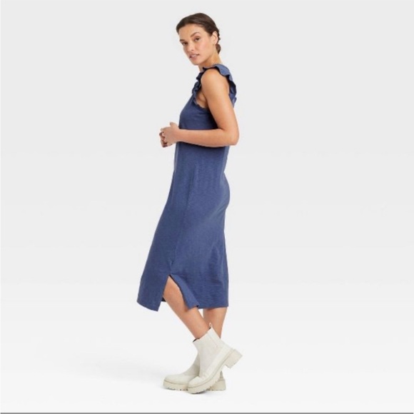 Target Universal Thread Size M Ruffle Tank Dress - Picture 8 of 8